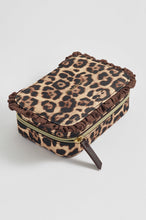 Load image into Gallery viewer, Leopard Print Ruffle Large Jewellery Box
