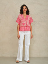 Load image into Gallery viewer, M.A.B.E Esti Print Short Sleeve Top
