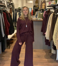 Load image into Gallery viewer, Alexander Laurent - Knit Wide Leg Polly Trouser - One Size
