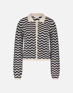 Fabienne Chapot Caro Crochet Cardigan Long Sleeve