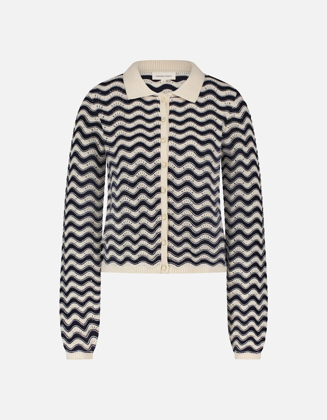Fabienne Chapot Caro Crochet Cardigan Long Sleeve