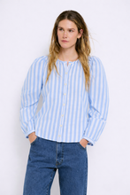 Load image into Gallery viewer, Sophie and Lucie Farol Rayal  Puff Sleeve blouse
