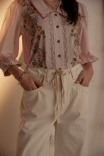 Load image into Gallery viewer, Seventy +Mochi Blake Low Rise Jean in Herringbone Ecru
