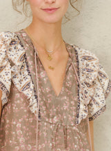 Load image into Gallery viewer, M.a.b.e Bani Print Frill Top
