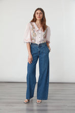 Load image into Gallery viewer, Seventy +mochi Zena Blouse in Indigo Coral
