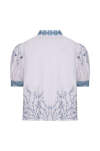 Load image into Gallery viewer, Seventy and Mochi Poppy Blouse in Indigo Coral
