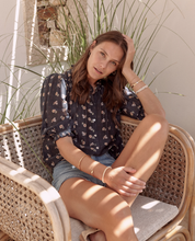 Load image into Gallery viewer, M.A.B.E Dulcie Print Long Sleeve Blouse

