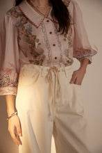Load image into Gallery viewer, Seventy +Mochi Blake Low Rise Jean in Herringbone Ecru
