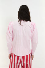 Load image into Gallery viewer, Sophie and Lucie pink poplin blouse bow tie
