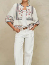 Load image into Gallery viewer, M.A.B.E Calista Embroidered Jacket
