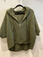 Load image into Gallery viewer, Lili Grace Mohair Zip Fastening Hooded Cardigan
