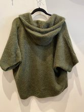 Load image into Gallery viewer, Lili Grace Mohair Zip Fastening Hooded Cardigan
