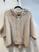 Load image into Gallery viewer, Lili Grace Mohair Zip Fastening Hooded Cardigan
