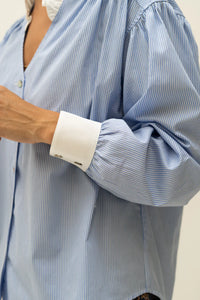 Sophie and Lucie- POLI DIPLOMATIC BLUE BLOUSE