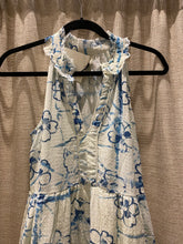 Load image into Gallery viewer, Maison Hotel - Asami sleeveless Blue Print Maxi Dress
