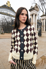 Load image into Gallery viewer, Sophie + Lucie arlequin knitted butter jacket
