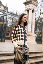 Load image into Gallery viewer, Sophie + Lucie arlequin knitted butter jacket

