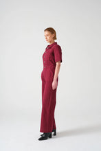 Load image into Gallery viewer, Seventy &amp; Mochi Elodie Jumpsuit in Burgundy
