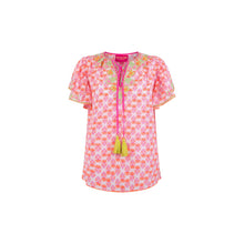 Load image into Gallery viewer, Place du Soleil Ladies Neon Print top
