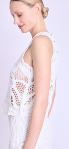 Berenice Taro Macrame Top