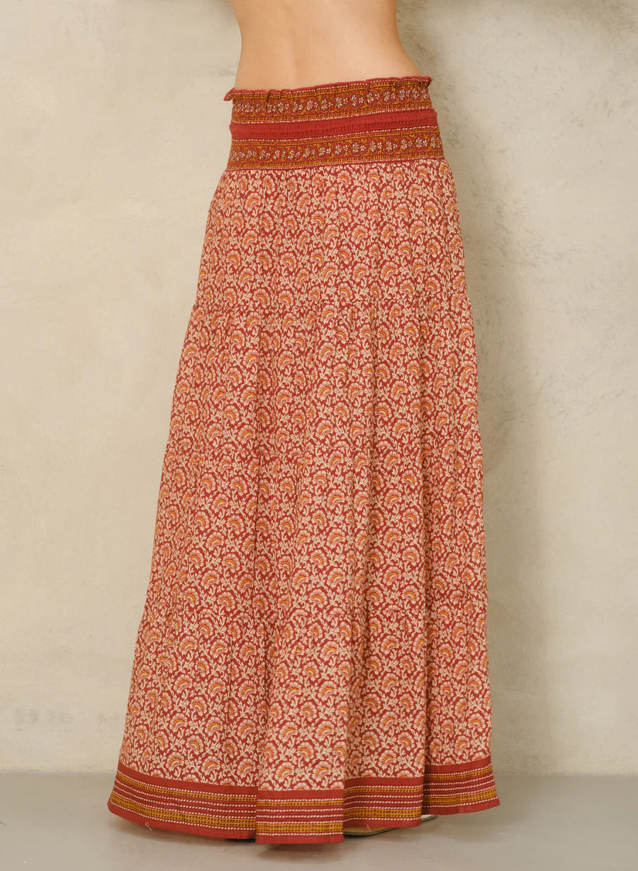 M.A.B.E Dana Maxi skirt - Red