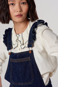 Seventy and Mochi Elodie Frill Dungarees