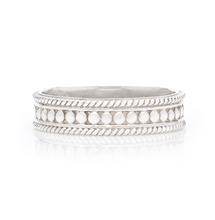 Load image into Gallery viewer, Anna Beck: Dotted Stacking Ring - Silver
