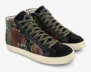 P448 Skate green Python trainer