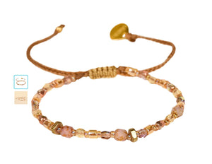 Mishky lulu bracelet pink beads