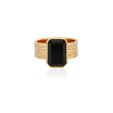 Load image into Gallery viewer, Anna Beck Onyx Large Rectangle Ring

