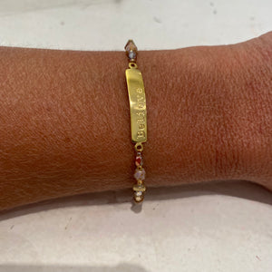 Mishky believe gold bracelet