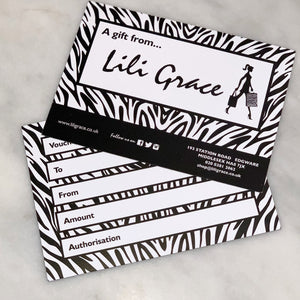 Instore Lili Grace Gift Card