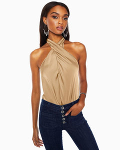 Ramy Brook Harriet Halter Top - Sand