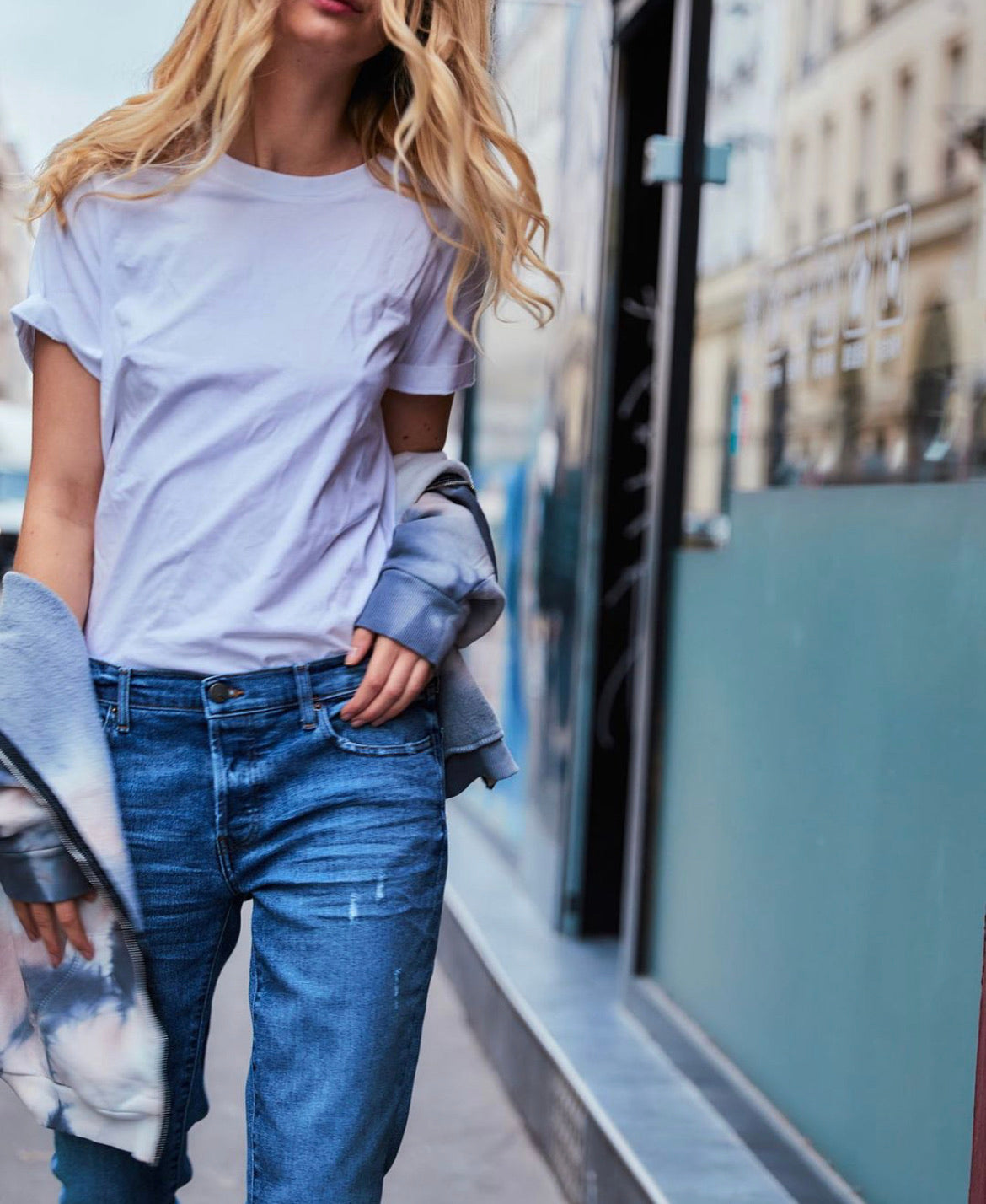 Boyfriend sales jeans blue