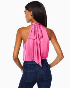 Ramy Brook Lori High Neck Tank - Rose Pink