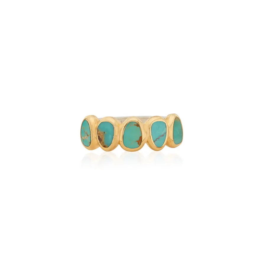 Anna Beck Turquoise Multi Stone Ring