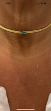 Load image into Gallery viewer, Mishky Diamond Eye Bronze Choker Emerald Stone
