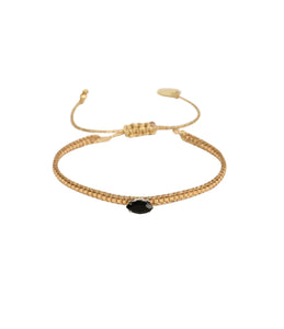 Mishky diamond eye bracelet black stone