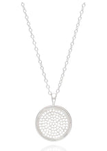 Load image into Gallery viewer, Anna Beck Large Beaded reversible Disc Necklace - Gold/Silver
