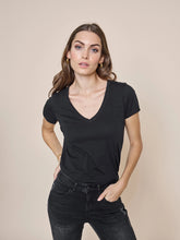 Load image into Gallery viewer, Mos Mosh Arden Organic V Neck Tee
