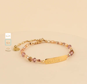 Mishky believe gold bracelet