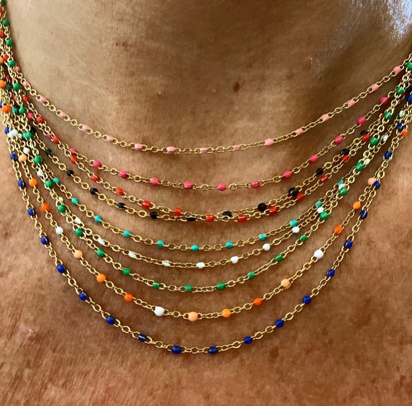 Beaded choker
