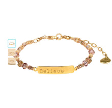 Load image into Gallery viewer, Mishky believe gold bracelet
