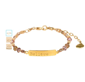 Mishky believe gold bracelet